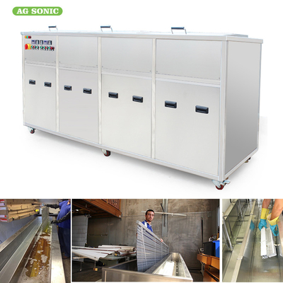 Curtain Ultrasonic Blind Cleaning Machine Dual Tank 2000-3000MM Rinsing Heat Cleaning