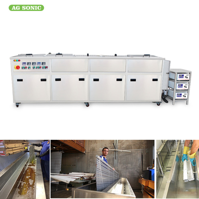Curtain Ultrasonic Blind Cleaning Machine Dual Tank 2000-3000MM Rinsing Heat Cleaning